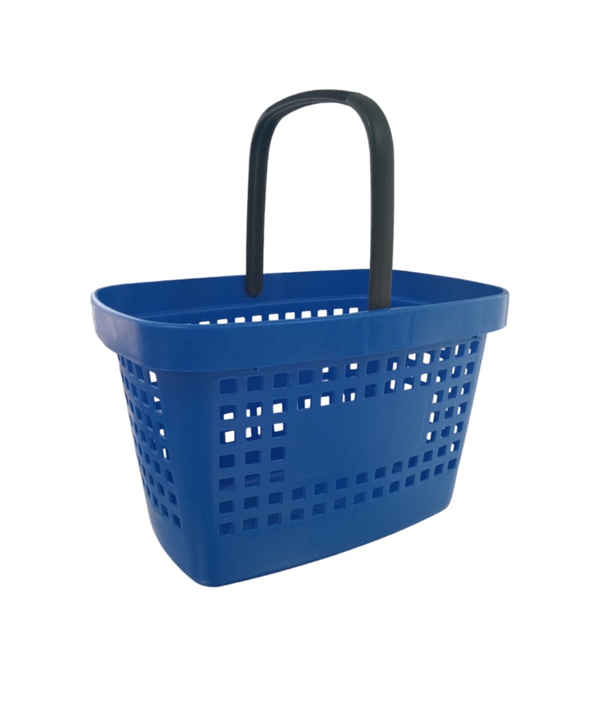 CESTA DE MANO GREAT 28L AZUL SHOPPING BASKET