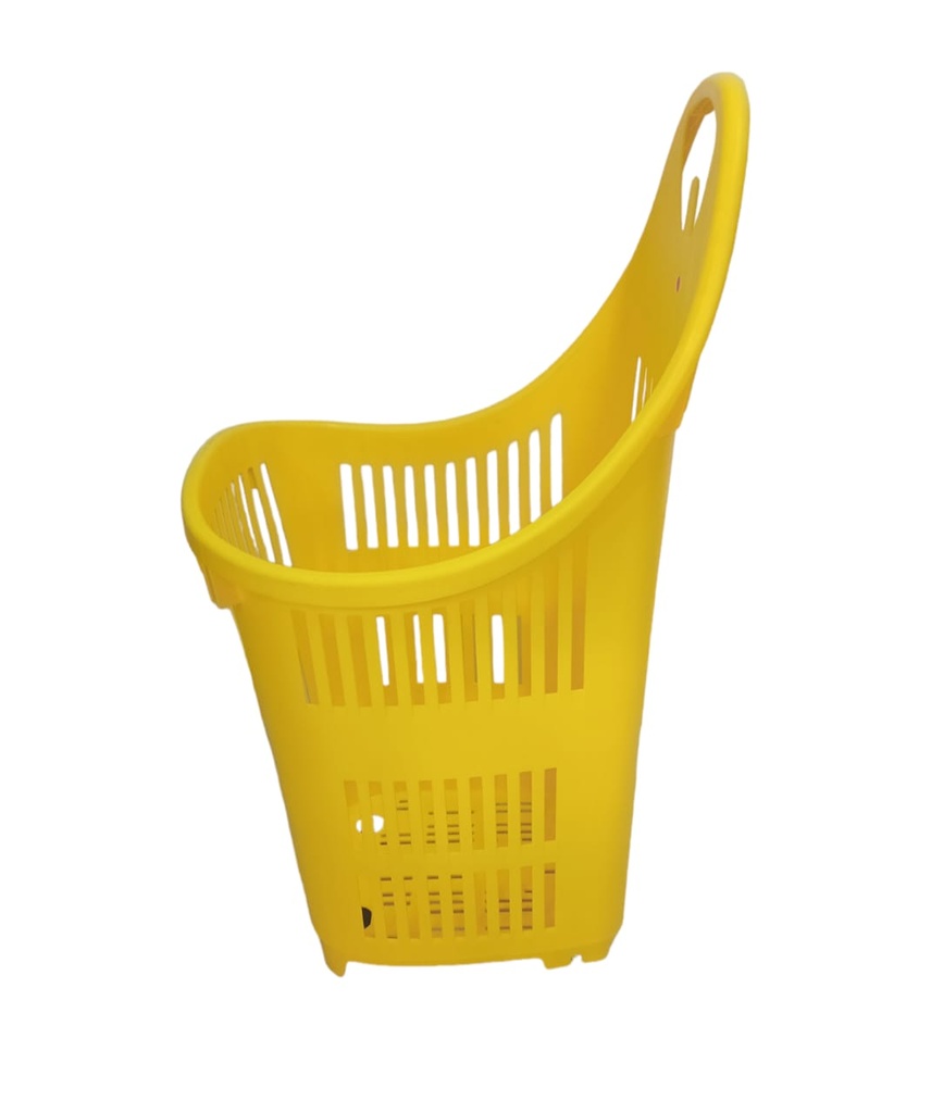 CESTA BOND 4  AMARILLA SHOPPING BASKET