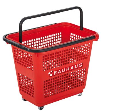 CESTA BARCELONA ROJA SHOPPING BASKET