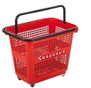 [ESB002101054] CESTA BARCELONA ROJA SHOPPING BASKET