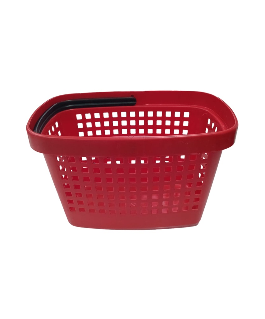 CESTA DE MANO GREAT 28L ROJA SHOPPING BASKET