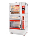 [ECB020306001] TORRE DE COCCIÒN COOKING BLOCK CON CHEF706 4 BANDEJAS PIZZA CB Italy