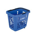 [ESB002139080] CESTA DE RUEDAS XXL AZUL 80 LITROS CON ASTA SHOPPING BASKET